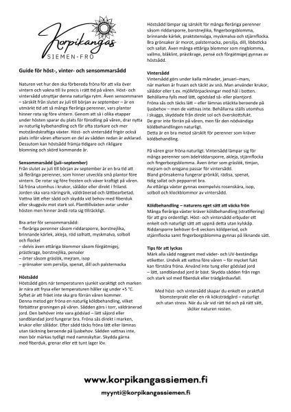 Syys-, talvi- ja myöhäiskesän kylvöopas-3