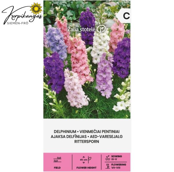 Romersk riddarsporre - låg färgblandning