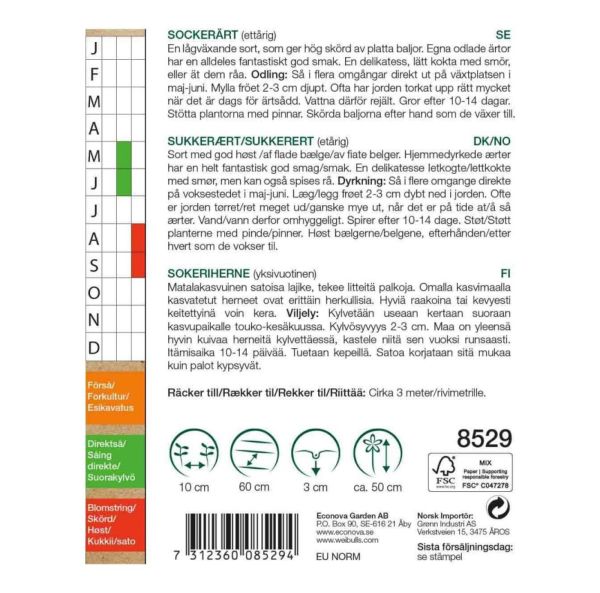 Sokeriherne, Luomu-2